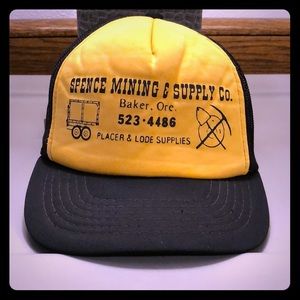 Vintage Spence Mining & Supply Co. Rare Hat